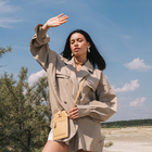 Сумка женская кросс-боди на магните, 13×0.5×20 см, жёлтая - Фото 2