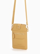 Сумка женская кросс-боди на магните, 13×0.5×20 см, жёлтая - Фото 6