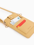 Сумка женская кросс-боди на магните, 13×0.5×20 см, жёлтая - Фото 9