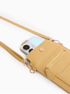 Сумка женская кросс-боди на магните, 13×0.5×20 см, жёлтая - Фото 10