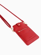 Сумка женская кросс-боди на магните, 13×0.5×20 см, красная - Фото 7
