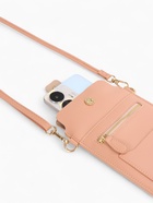 Сумка женская кросс-боди на магните, 13×0.5×20 см, розовая - Фото 9