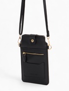 Сумка женская кросс-боди на магните, 13×0.5×20 см, чёрная - Фото 5