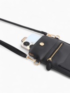 Сумка женская кросс-боди на магните, 13×0.5×20 см, чёрная - Фото 9