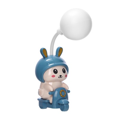 Ночник «Зайчик» LED 2 Вт USB АКБ синий 7.5×9.5×32 см RISALUX