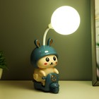 Ночник «Зайчик» LED 2 Вт USB АКБ синий 7.5×9.5×32 см RISALUX - Фото 3