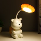 Ночник "Медвежонок" LED 2Вт USB АКБ бело-желтый 22х13х7 см RISALUX - Фото 3