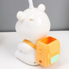 Ночник "Медвежонок" LED 2Вт USB АКБ бело-желтый 22х13х7 см RISALUX - Фото 6