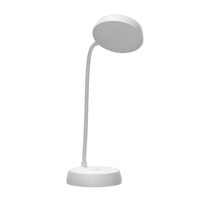Настольная лампа "Регли" LED 8Вт USB АКБ белый 9,5х15х26 см RISALUX - фото 1908047639