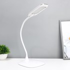 Настольная лампа сенсорная "Кенди" LED 5Вт USB АКБ белый 16,5х30х33 см RISALUX - фото 110166859