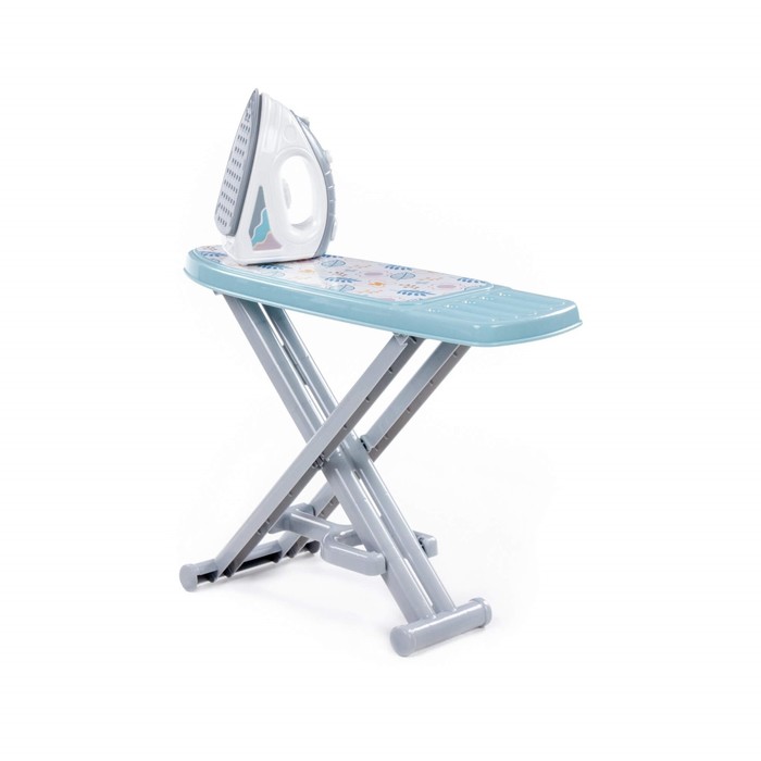 Игровой набор «Утюжок №3» с гладильной доской, серо-голубой - Фото 1