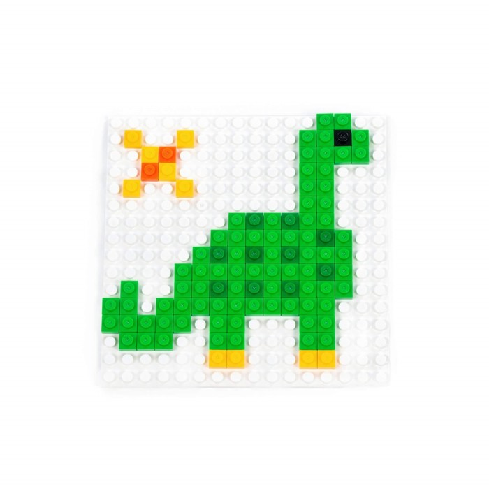 Конструктор Классик «Мозаика №3. Динозавры», 350 деталей, в пакете