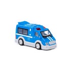 Машина инерционная «Почта», интерактивный: свет, звук, в пакете - фото 23681053