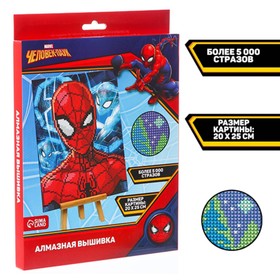 {{photo.Alt || photo.Description || 'УЦЕНКА Алмазная мозаика для детей, 20×25 см «Супер герой», Человек-Паук'}}