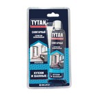 Герметик TYTAN, силиконовый, санитарный, прозрачный, 85 мл - фото 301359015