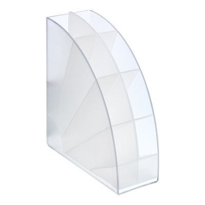 Органайзер-подставка настольный, deVENTE. Fan, 155 x 176 x 68 мм, пластик, белый