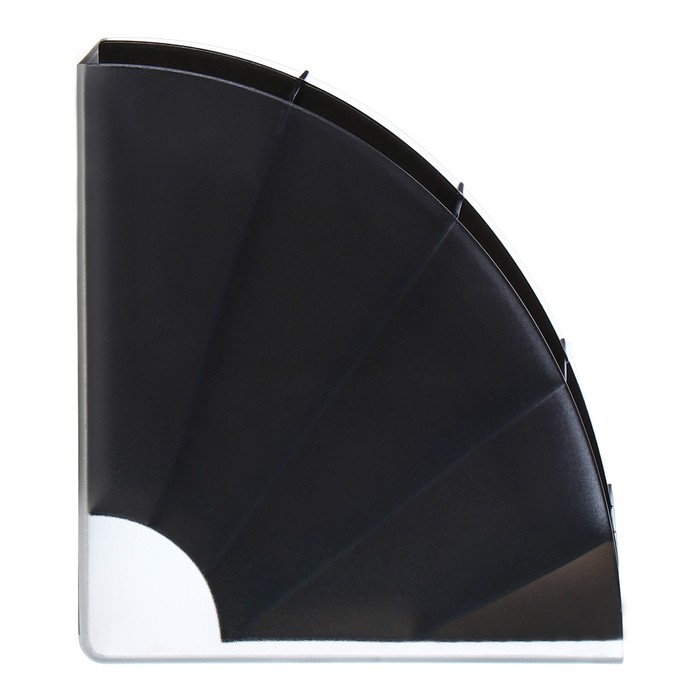 Органайзер-подставка настольный, deVENTE. Fan, 155 x 176 x 68 мм, пластик, чёрный