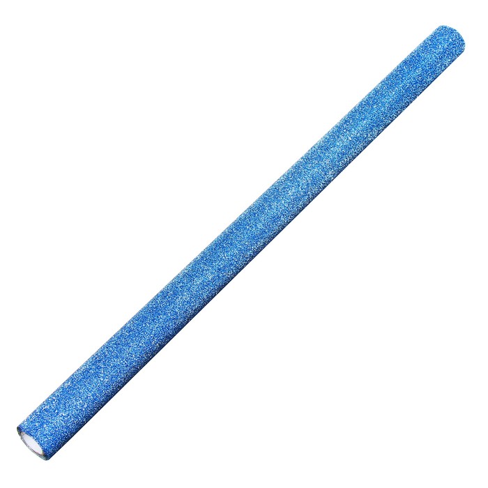 Плёнка самоклеящаяся цветная deVENTE, 0,45 х 1 м, 100 мкм, синий с блёстками
