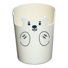 Подставка-стакан для канцелярии deVENTE Teddy Bear пластик белая - фото 9126075