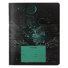 Тетрадь 12 листов в клетку на скрепке "Искусственный интелект", обложка мелованный картон, ВД-лак, МИКС (комплект 15 шт) - фото 23739083