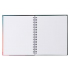 Тетрадь 96 листов в клетку на гребне Minimalistic, твёрдая обложка, глянцевая ламинация, тиснение фольгой, МИКС - фото 23739161