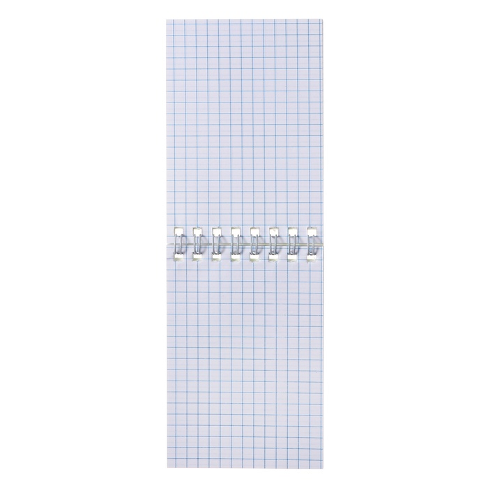 Блокнот А7, 40 листов в клетку на гребне "Микс для девочек", обложка мелованный картон, МИКС