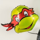 Шар фольгированный 23" фигура «Черепашка, красная маска» - фото 24510447