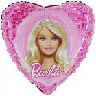 Шар фольгированный 18" сердце «Барби Принцесса»