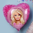 Шар фольгированный 18" сердце «Барби Принцесса» - Фото 2