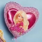 Шар фольгированный 18" сердце «Барби» - фото 300144247