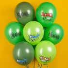 Шар латексный 12" «Черепашки. Ассорти», 2 ст., 25 шт., МИКС - фото 23687216