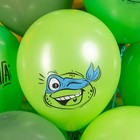 Шар латексный 12" «Черепашки. Ассорти», 2 ст., 25 шт., МИКС - фото 23687217