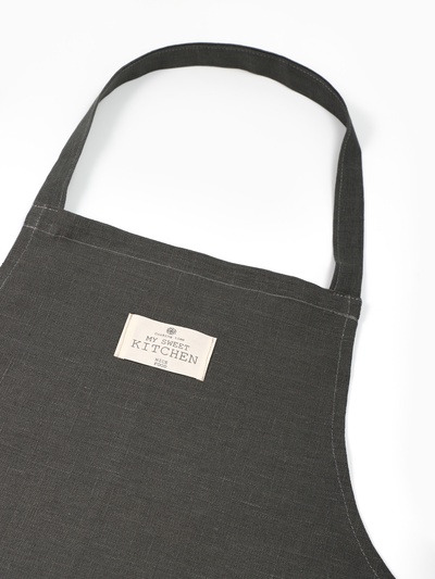 Фартук «Этель» ECO grey, 60×70 см, 100% лён, 245 г/м²