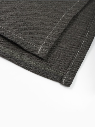 Фартук «Этель» ECO grey, 60×70 см, 100% лён, 245 г/м²