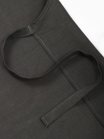 Фартук «Этель» ECO grey, 60×70 см, 100% лён, 245 г/м²