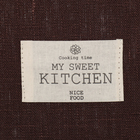 Полотенце «Этель» ECO lead, 40×70 см, 100% лён, 245 г/м² 10245296