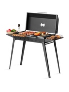 Мангал «Классика 750К» МКЛ 750К, 116.2×38×86 см, 2 мм, складные ножки, боковые полки  (артикул 10334552)  большой выбор товаров оптом и в розницу по низким ценам с доставкой