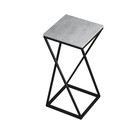 Подставка для цветов «Лофт» DQ Teaser Fir, 350×350×732, цвет бетон чикаго/чёрный - Фото 3