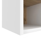 Шкаф навесной лофт DQ MADRID М-1,  258*336*866, Дуб табачный/Белый шагрень ЛДСП - Фото 4