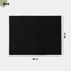 Коврик универсальный «Соты», 60×80 см, EVA, цвет чёрный - фото 321081540