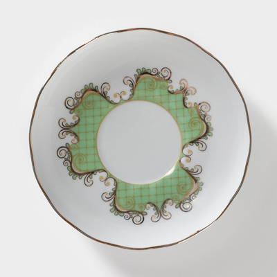 Чайная пара фарфоровая «Симфония», 300 мл