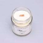 Свеча ароматическая из соевого воска в банке, 150 г, деревянный фитиль, лен и кашемир - фото 9755995