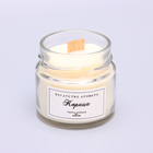 Свеча ароматическая из соевого воска в банке, 75 г, корица - Фото 3