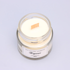 Свеча ароматическая из соевого воска в банке, 75 г, корица - Фото 4