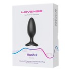 Анальная вибровтулка Lovense Hush 2, силикон, 13 режимов, 44х135 мм, цвет чёрный - Фото 12