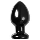 Анальная пробка Toyfa Popo Pleasure Cetus β, PVC, 68х130 мм, цвет чёрный - Фото 2