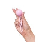 Вагинальный шарик Eromantica Pansy, 3,5 см, силикон, цвет розовый - Фото 5