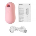 Вакуум-волновой бесконтактный стимулятор клитора Satisfyer Cotton Candy, силикон, цвет розовый - Фото 20
