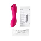 Вакуум-волновой бесконтактный стимулятор клитора Satisfyer Curvy Trinity 3, силикон, цвет красный - Фото 13