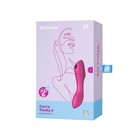 Вакуум-волновой бесконтактный стимулятор клитора Satisfyer Curvy Trinity 3, силикон, цвет красный - Фото 14